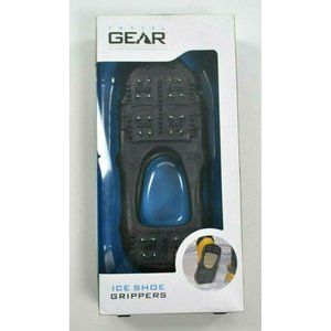 TRAVEL GEAR Ice Shoe Grippers‎ BRAND NEW IN BOX One Size Fits Most BLACK